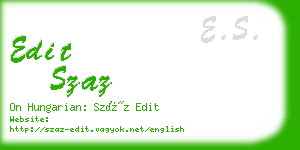 edit szaz business card